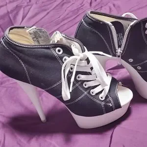 pleaser converse heels